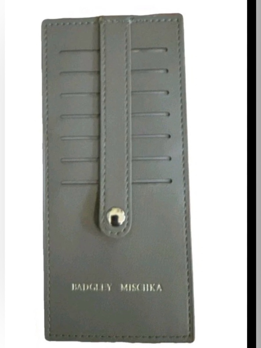 Badgley Mischka Card Organizer with Snap Strap